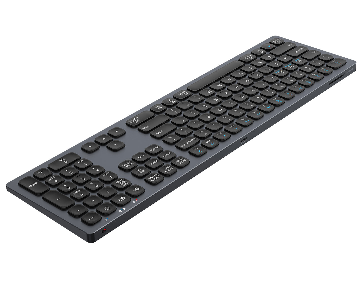 Elegante teclado inalámbrico de aluminio con Bluetooth typerCLAW BC120